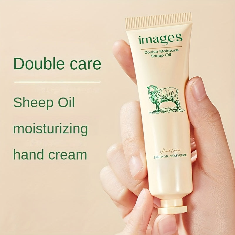 3pcs Sheep Oil Hand Cream Moisturizes And Nourishes The Skin, Leaving It Refreshed And Non Greasy. It Cares for The Smooth And Moisturized Skin, As Well As Dry And Cracked Hands. It Is Essential for Traveling with Small