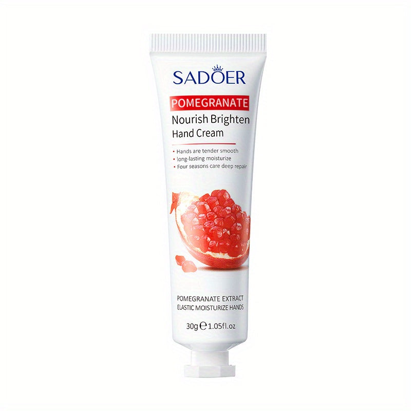 3\u002F1pc Pomegranate Hand Cream, Moisturizing And Hydrating, Refreshing And Non-Greasy, Nourishes Dry And Cracked Hands. Travel Essay Small Pack, Portable Pack, Travel Bag, Essential for Travel