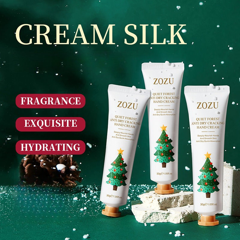 Christmas Hand Cream Christmas Gift Travel Essential Moisturizing and Hydrating Non-greasy Anti-cracking Small Size Portable Model Can Be Placed in Socks