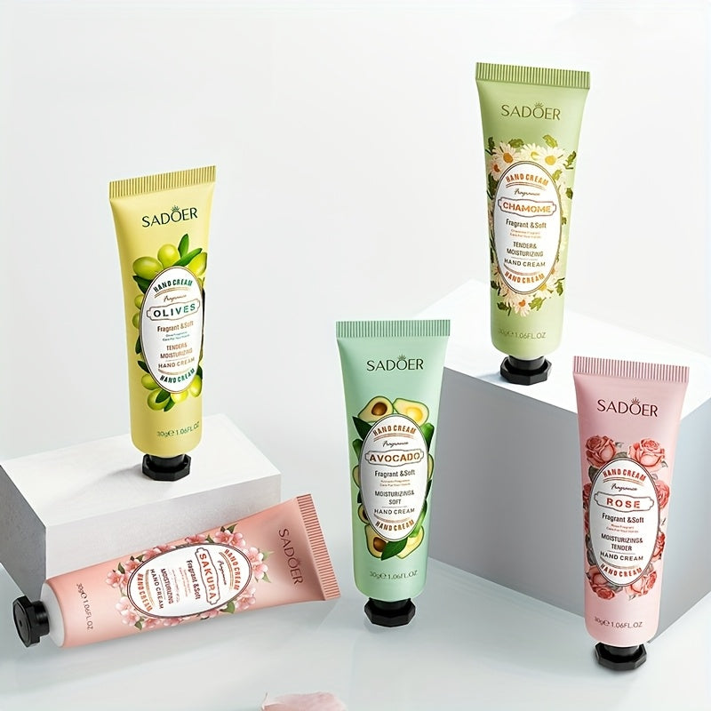 Fruit Hand Cream Travel Essay Small Pack Portable, Moisturizing, Refreshing, Non-Greasy, Portable, Compact And Portable
