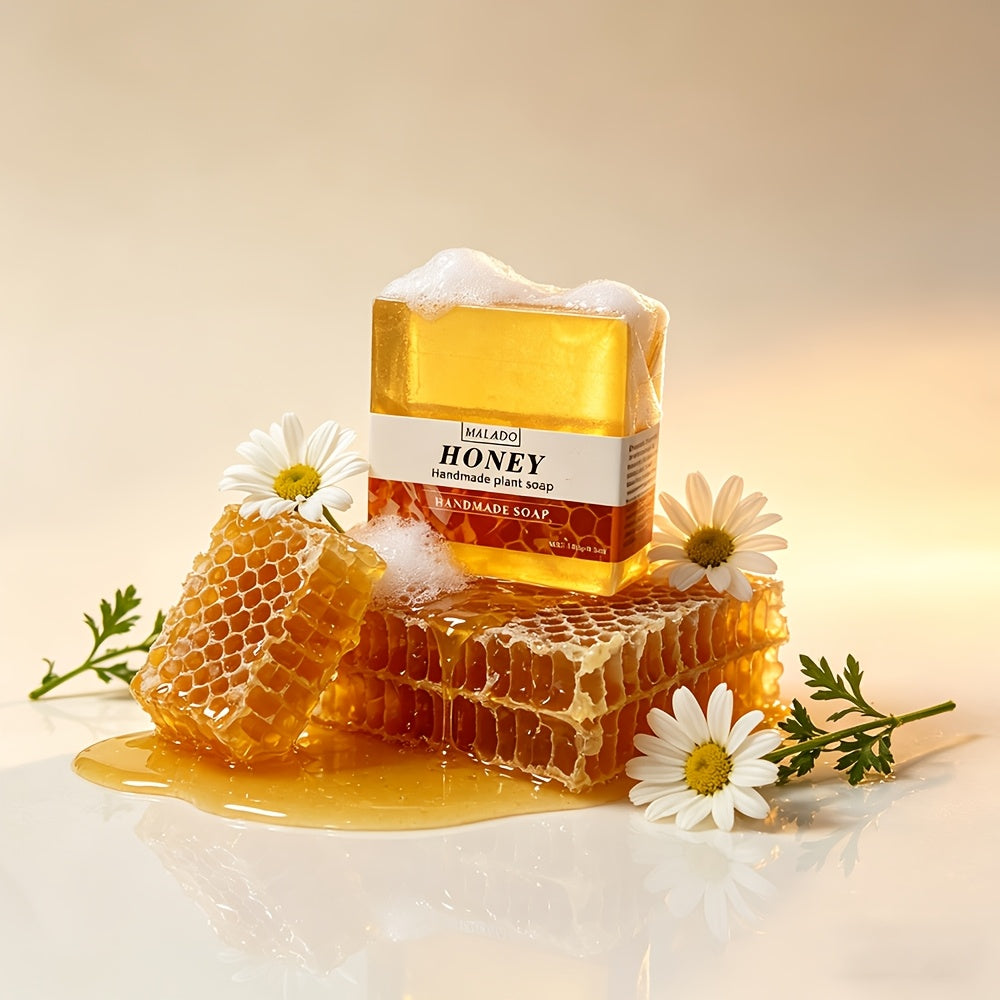Honey Handmade Soap, Rich Foam, Suitable for Facial And Body Shower Daily Cleansing, Unisex