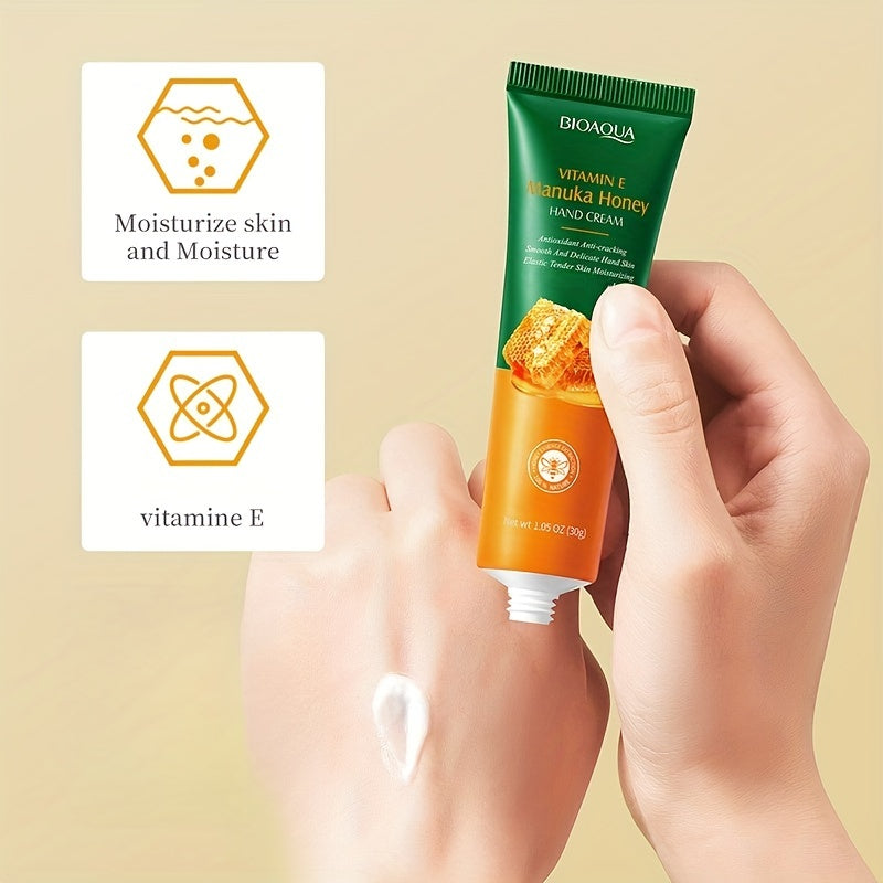 Honey Hand Cream, Brightening And, Vitamin E Hand Cream, Honey Moisturizing And Hydrating, Nourishing And Hydrating, Anti-Dry, Hydrating And Tender Skin, Fresh And Non-Greasy, Anti-Freezing And Anti-Cracking