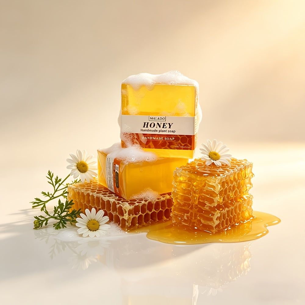 Honey Handmade Soap, Rich Foam, Suitable for Facial And Body Shower Daily Cleansing, Unisex
