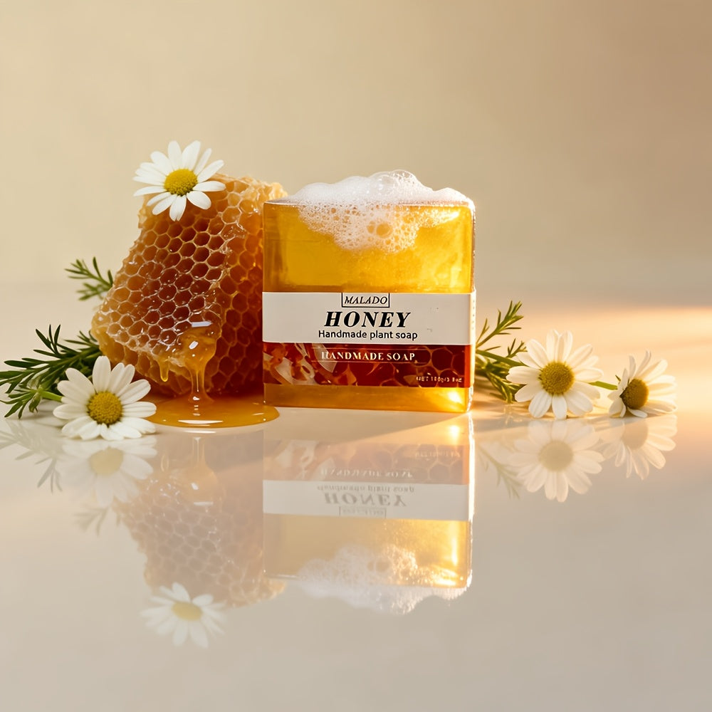 Honey Handmade Soap, Rich Foam, Suitable for Facial And Body Shower Daily Cleansing, Unisex