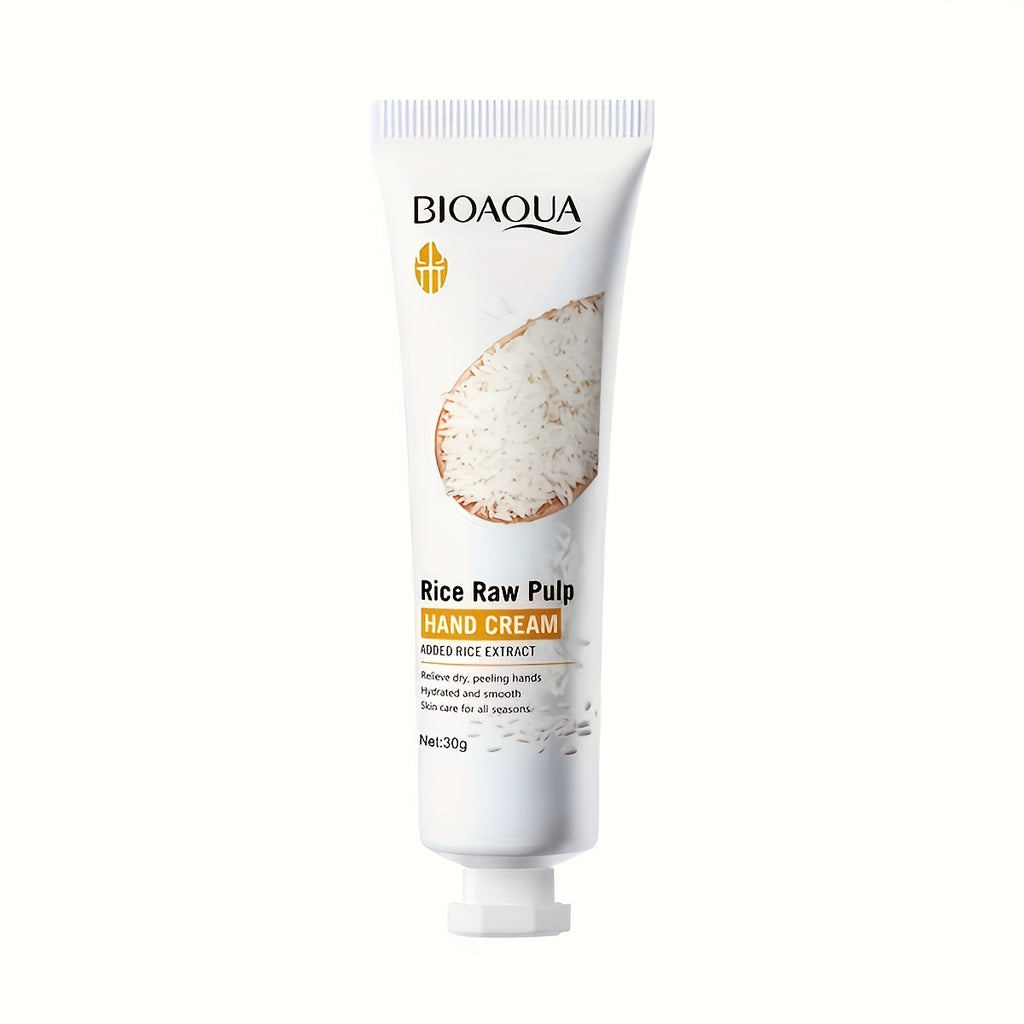 1\u002F2\u002F3pcs Rice Hand Cream, Moisturizing Hands to Prevent Dryness And Cracking, Quick Absorption, Refreshing And Non Greasy, Daily Application, Easy to Use