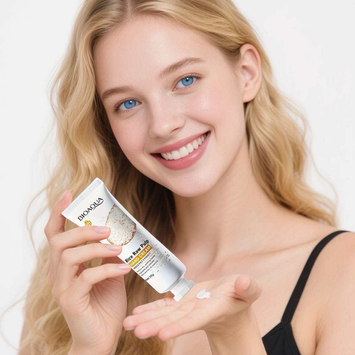 1\u002F2\u002F3pcs Rice Hand Cream, Moisturizing Hands to Prevent Dryness And Cracking, Quick Absorption, Refreshing And Non Greasy, Daily Application, Easy to Use