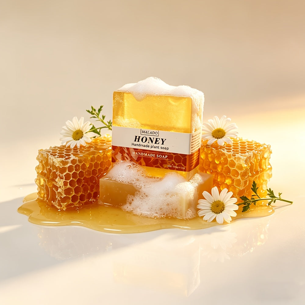 Honey Handmade Soap, Rich Foam, Suitable for Facial And Body Shower Daily Cleansing, Unisex
