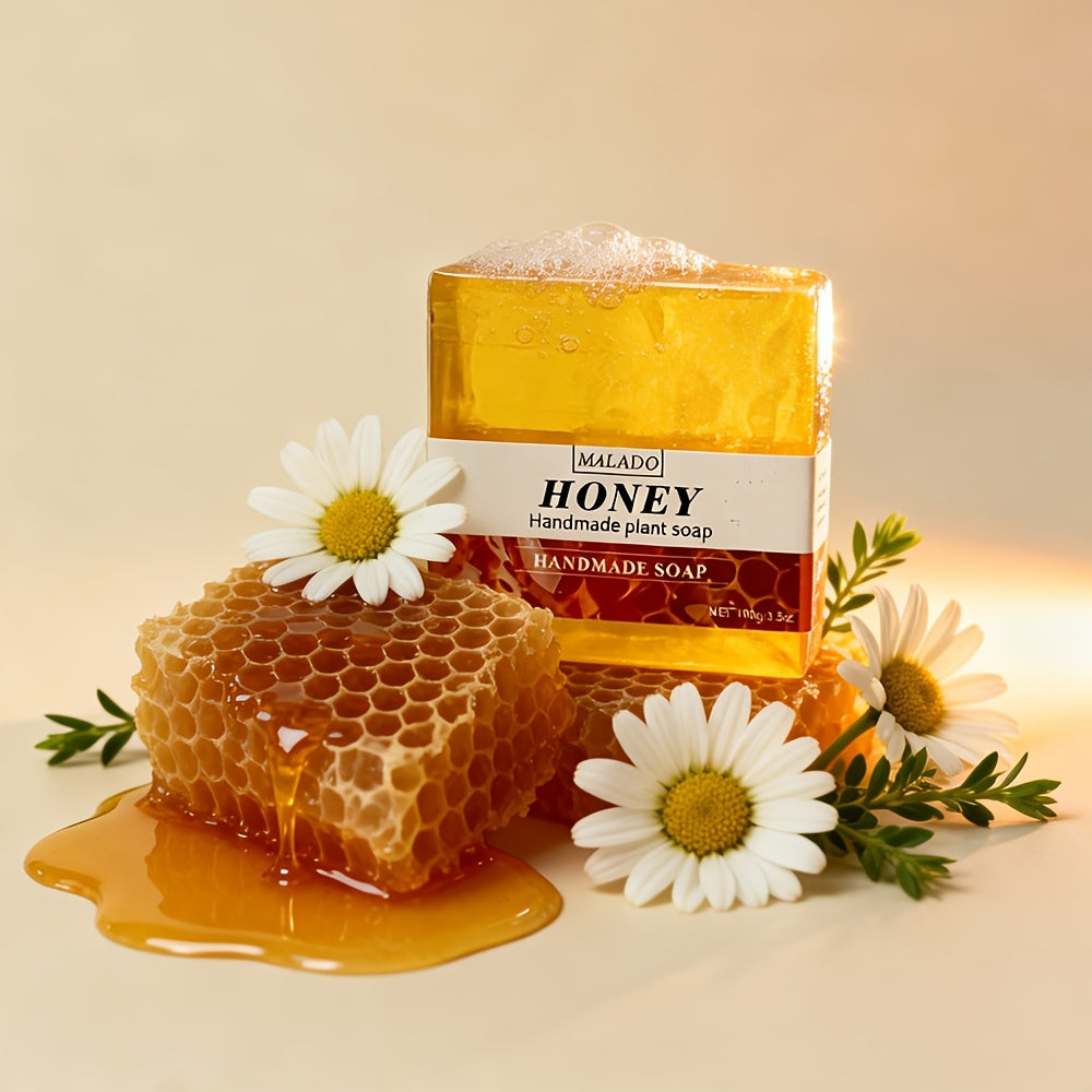 Honey Handmade Soap, Rich Foam, Suitable for Facial And Body Shower Daily Cleansing, Unisex