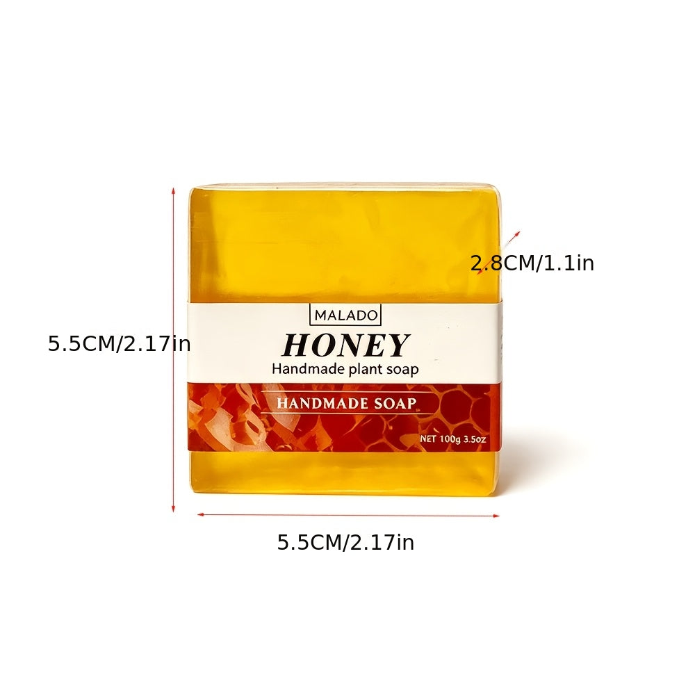 Honey Handmade Soap, Rich Foam, Suitable for Facial And Body Shower Daily Cleansing, Unisex