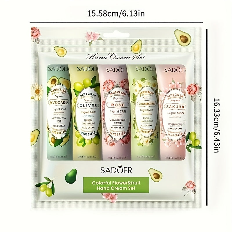 Fruit Hand Cream Travel Essay Small Pack Portable, Moisturizing, Refreshing, Non-Greasy, Portable, Compact And Portable