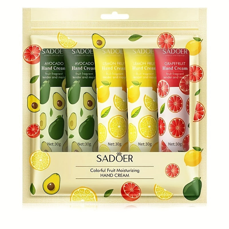 Fruit Hand Cream Travel Essay Small Pack Portable, Moisturizing, Refreshing, Non-Greasy, Portable, Compact And Portable