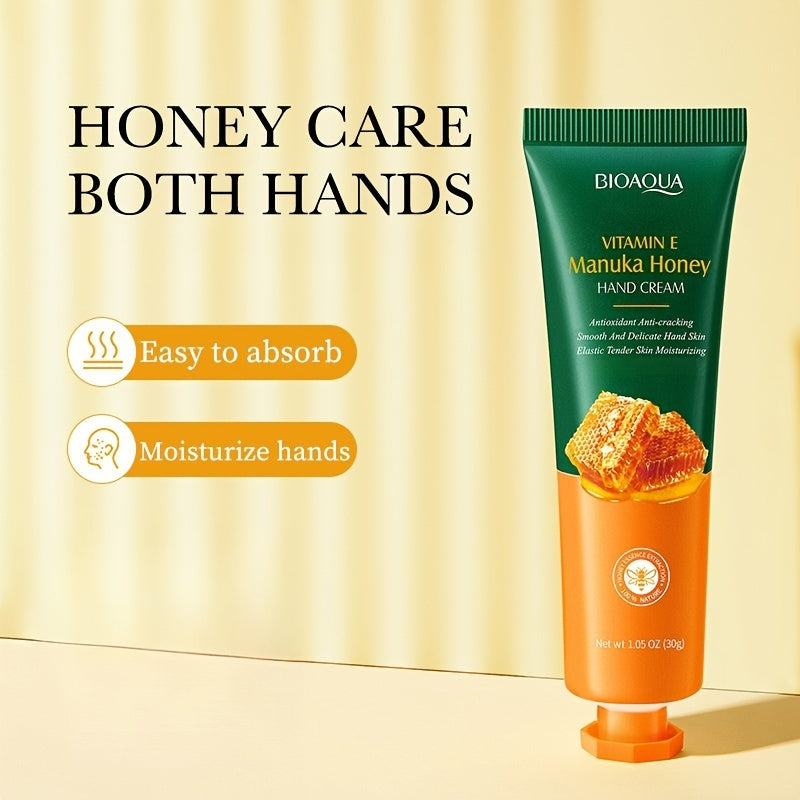 Honey Hand Cream, Brightening And, Vitamin E Hand Cream, Honey Moisturizing And Hydrating, Nourishing And Hydrating, Anti-Dry, Hydrating And Tender Skin, Fresh And Non-Greasy, Anti-Freezing And Anti-Cracking