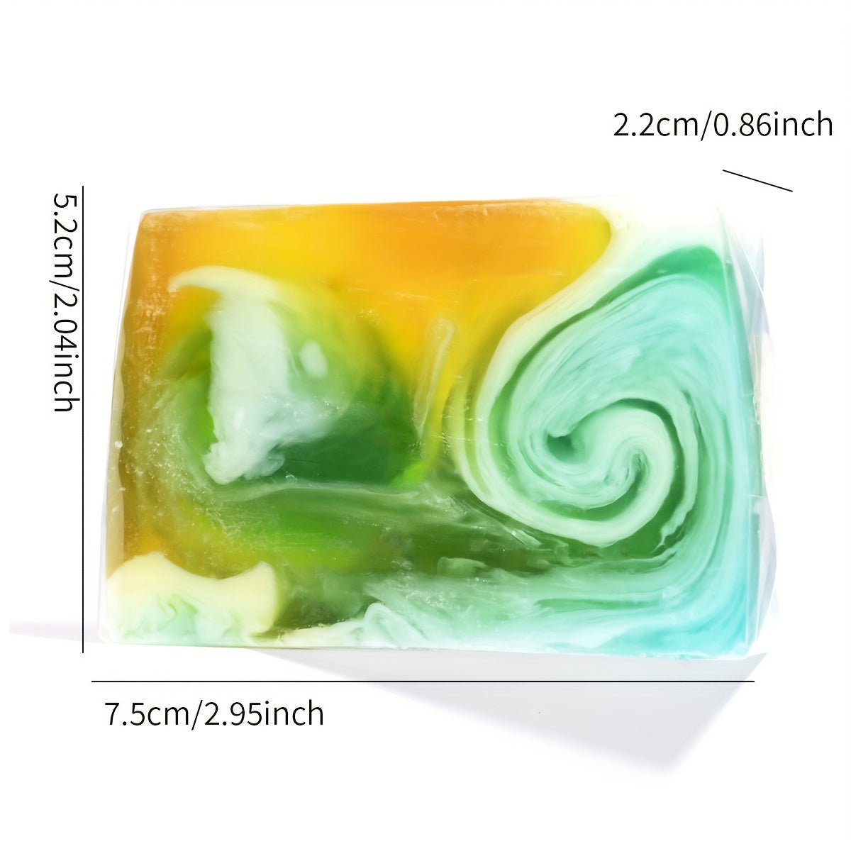 Colorful Plant Vanilla Essential Oil Soap, Deep Cleansing and Moisturizing Hand Soap for Cleansing and Bathing, Christmas Holiday Gift